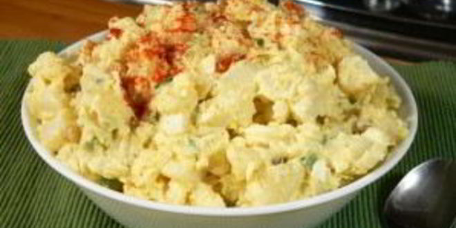 Рецепт картофельного салата на гарнир