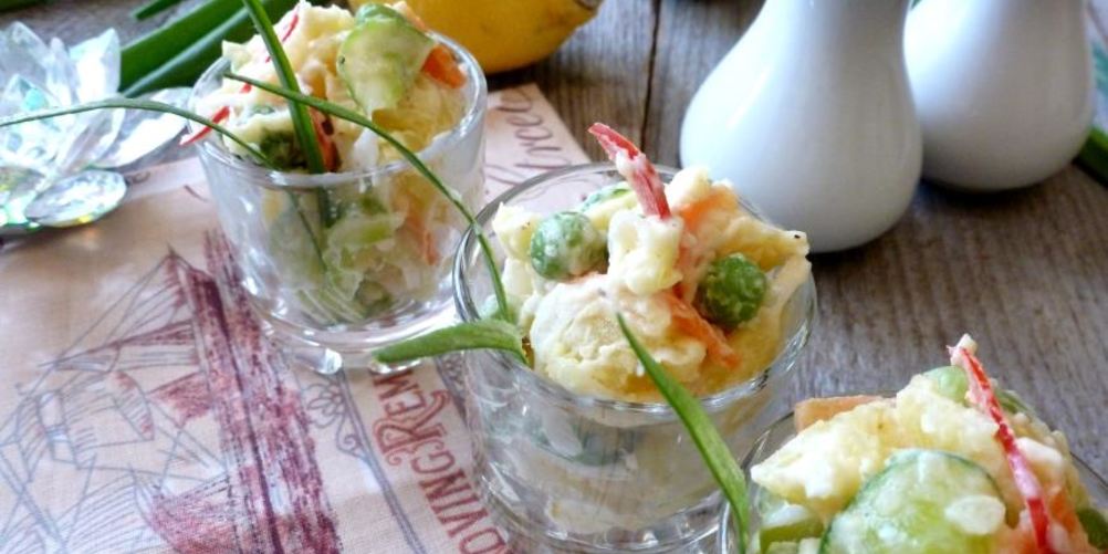 Как приготовить картофельного салата по-японски — потэ то сарада