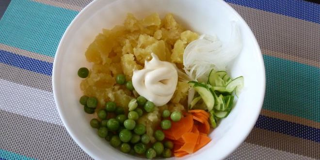 Рецепт картофельного салата по-японски — потэ то сарада