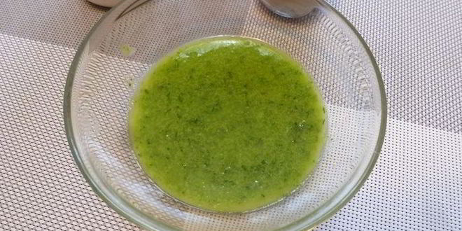 Рецепт картофельного салата с красным луком и оливками