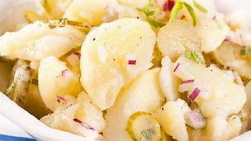 Рецепт Картофельного салата с яблоком