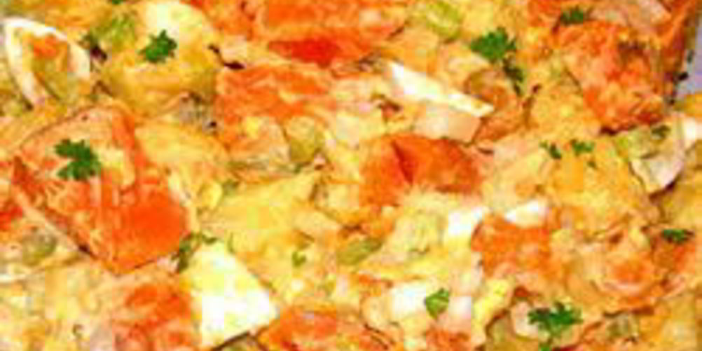 Как приготовить картофельный салат с ямсом