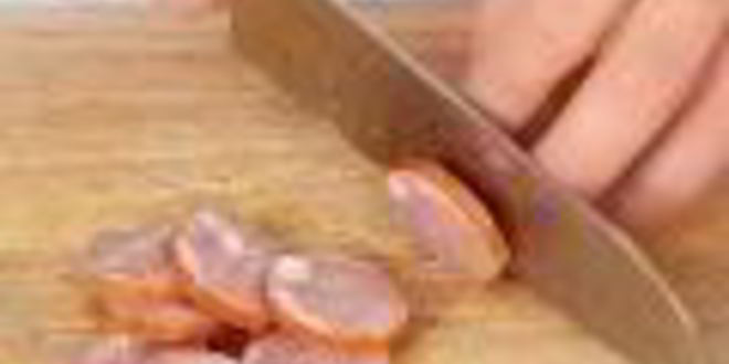 Рецепт немецкого картофельного салата с копченой колбасой