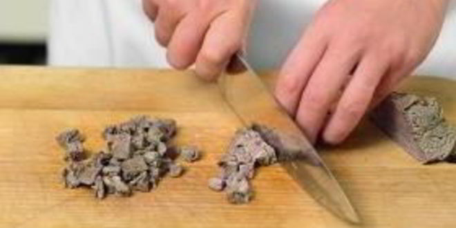 Рецепт салата из картофеля с сельдью и телятиной