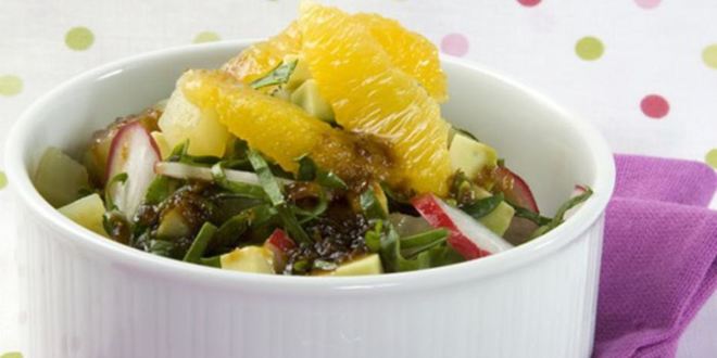 Рецепт салата картофельного с авокадо