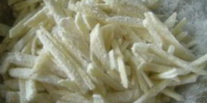 Рецепт салата с картофелем фри