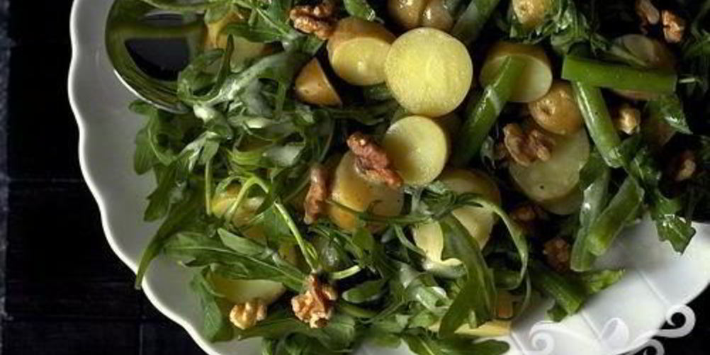 Как приготовить салат с картофелем и фасолью