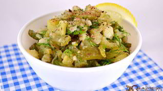 Рецепт Салата с картофелем и маринованными огурцами