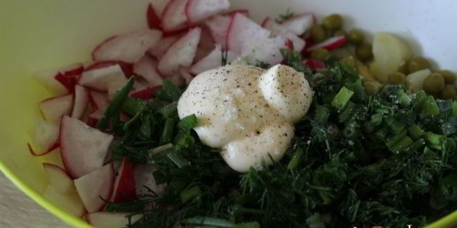 Рецепт весеннего картофельного салата