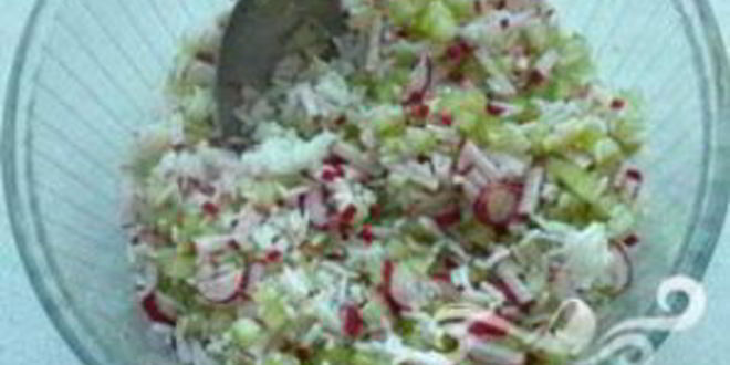 Рецепт хрустящего салатика с кедровыми орехами