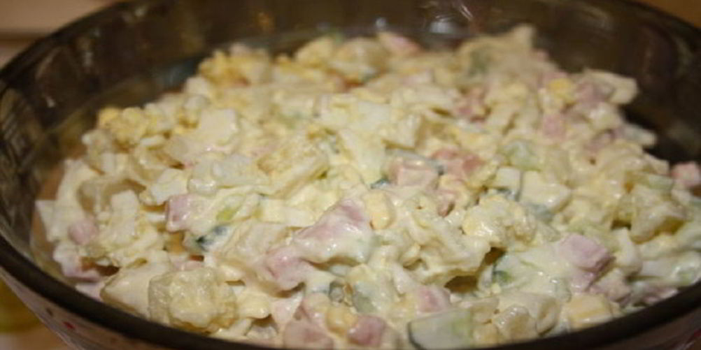 Как приготовить диетический салат оливье