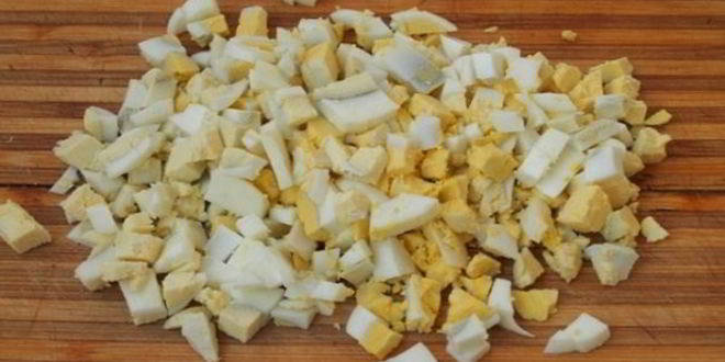 Рецепт диетического салата оливье