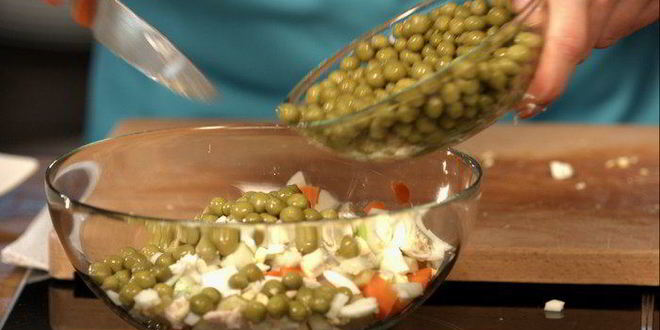 Рецепт диетического slim оливье