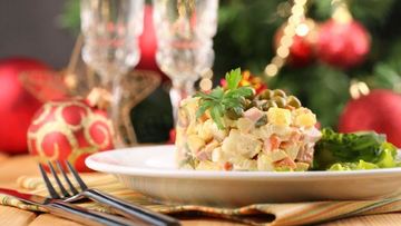 Рецепт Оливье классический с колбасой