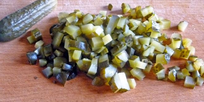 Рецепт оливье классический с солеными огурцами