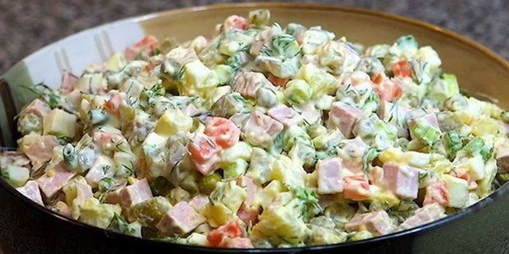 Как приготовить оливье классический