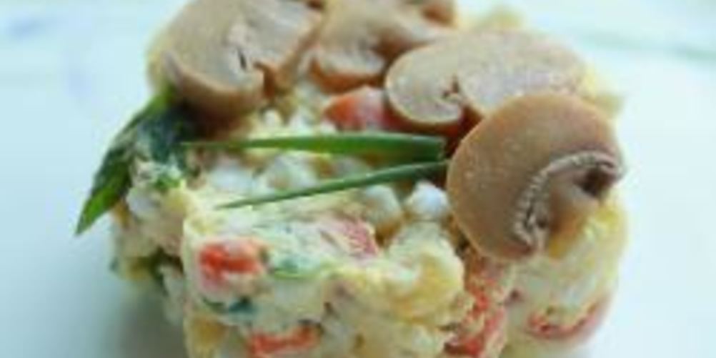 Как приготовить оливье с грибами
