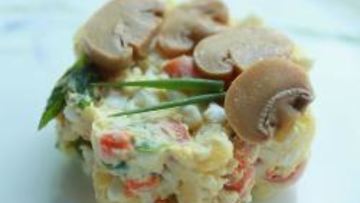 Рецепт Оливье с грибами