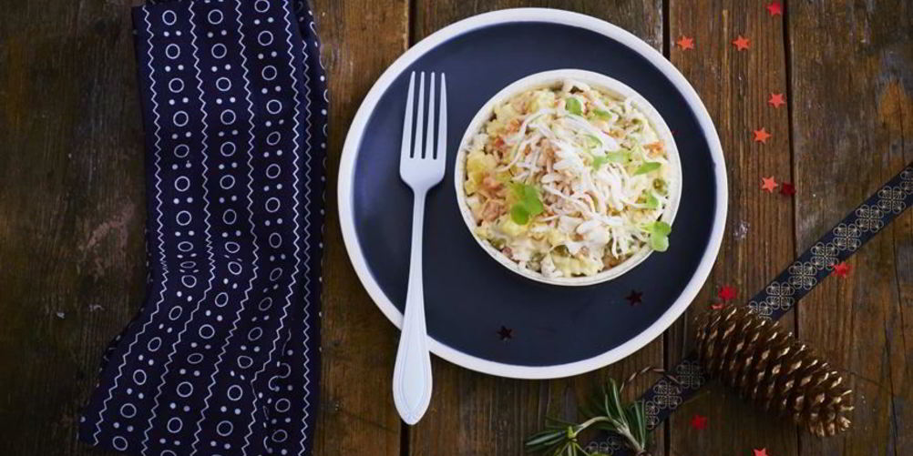 Как приготовить оливье с камчатскими крабами