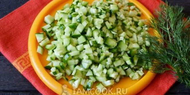 Рецепт оливье с курицей и кукурузой