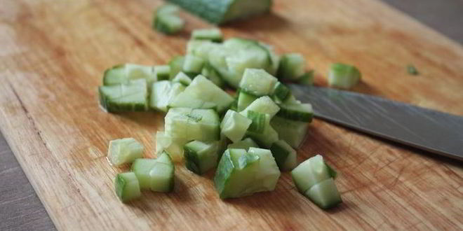 Рецепт оливье с зеленым яблоком