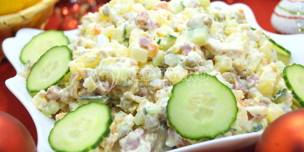 Как приготовить салат новогодний оливье