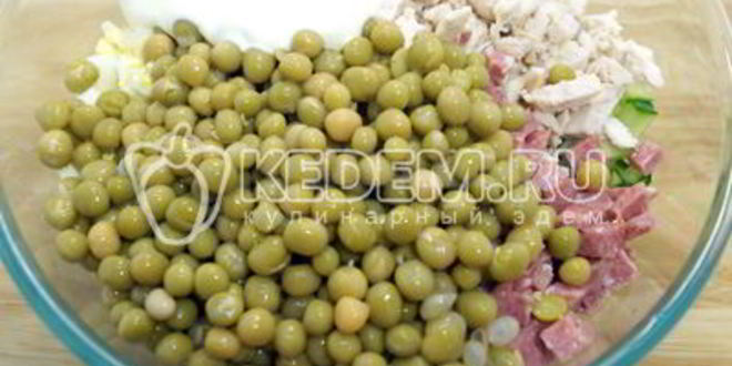 Рецепт салата новогоднего оливье