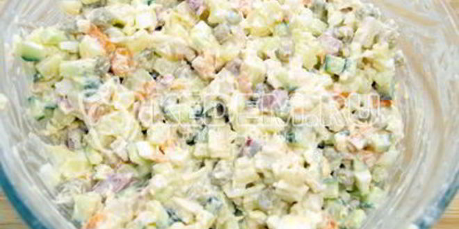 Рецепт салата новогоднего оливье