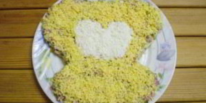 Рецепт салата обезьянка оливье