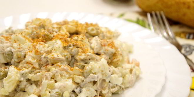 Рецепт салата оливье с индейкой