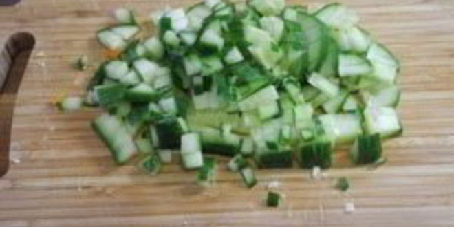 Рецепт салата оливье с семгой