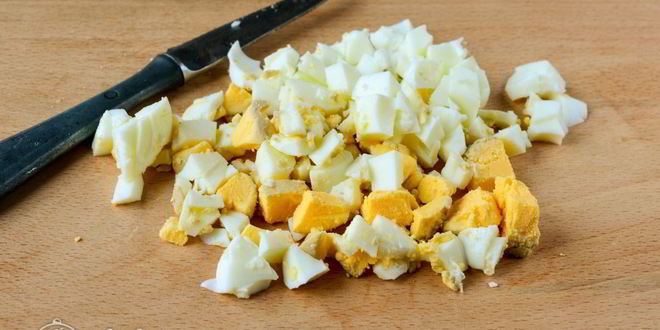 Рецепт салата оливье со свежим огурцом