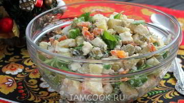 Рецепт Салата Оливье вегетарианский