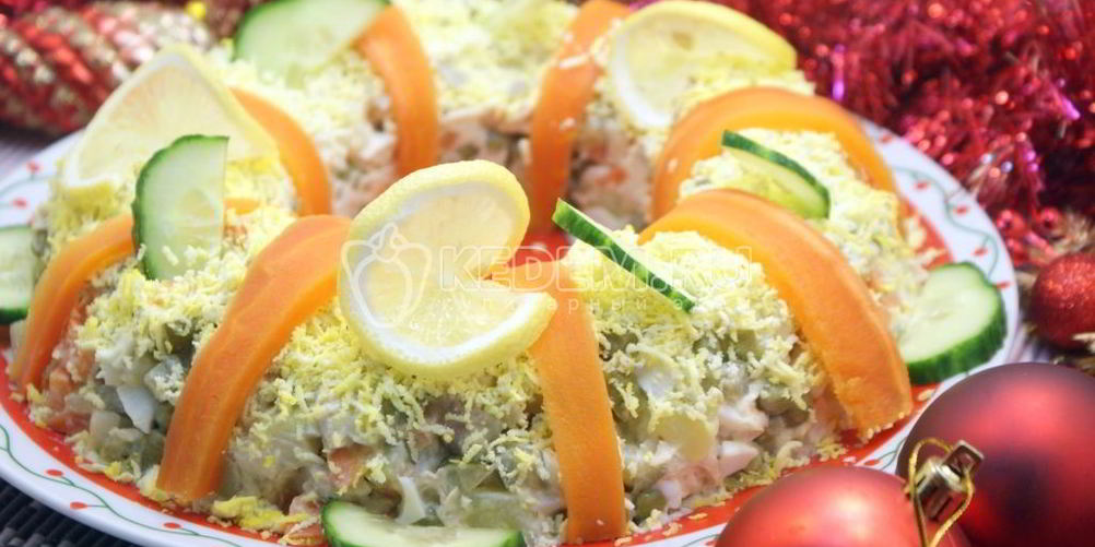 Как приготовить салат с курицей праздничное оливье