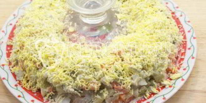 Рецепт салата с курицей праздничное оливье