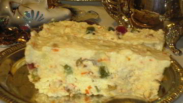 Рецепт Сладкого десерта Оливье с маскарпоне