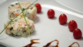 Рецепт Вегетарианского салата Оливье