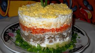 Рецепт салатов с печенью