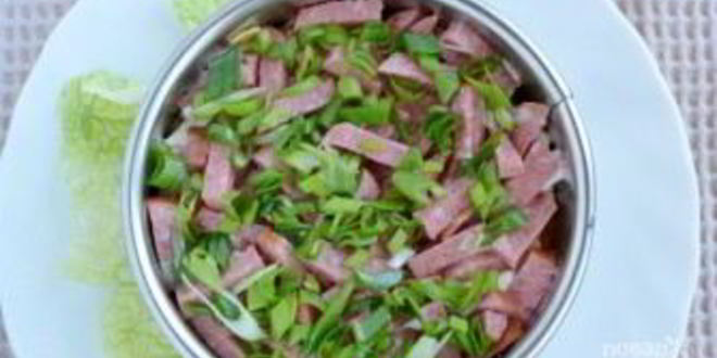 Рецепт салата из блинов