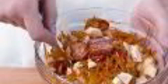 Рецепт салата из фруктов и овощей