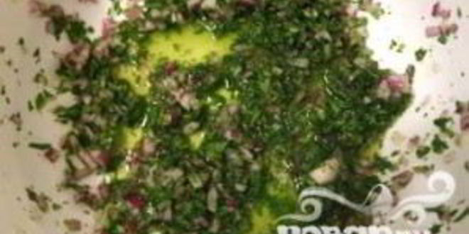 Рецепт салата из рыбы и авокадо