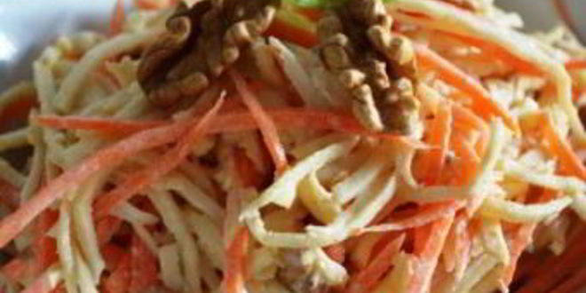 Рецепт салата из сельдерея с морковью