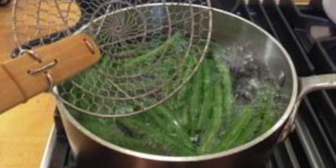 Рецепт салата из спаржевой фасоли