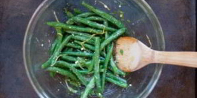 Рецепт салата из спаржевой фасоли