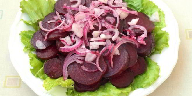 Рецепт салата из свеклы с фетой и кедровыми орешками