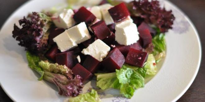 Рецепт салата из свеклы с фетой