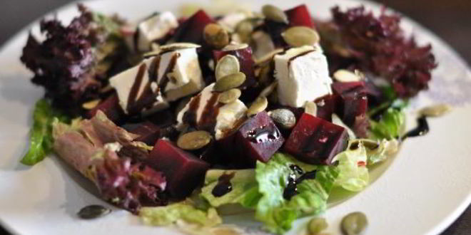 Рецепт салата из свеклы с фетой