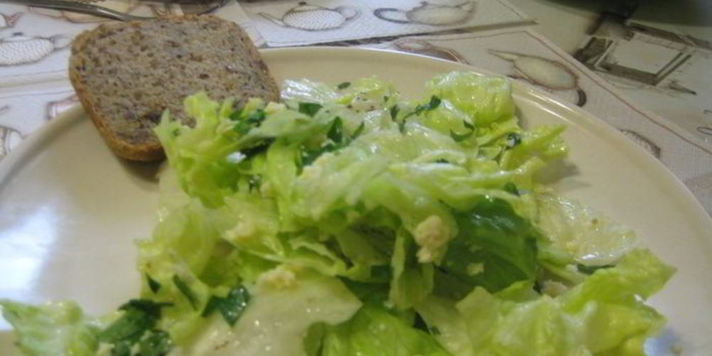 Как приготовить французский зеленый салат мимоза