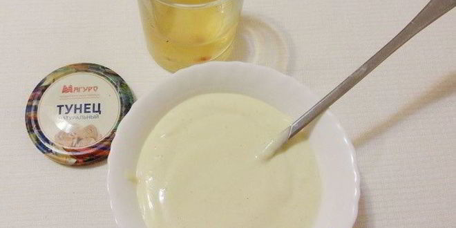 Рецепт мимозы в лаваше