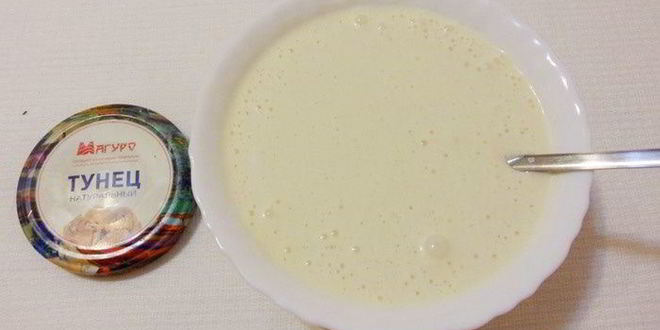 Рецепт мимозы в лаваше